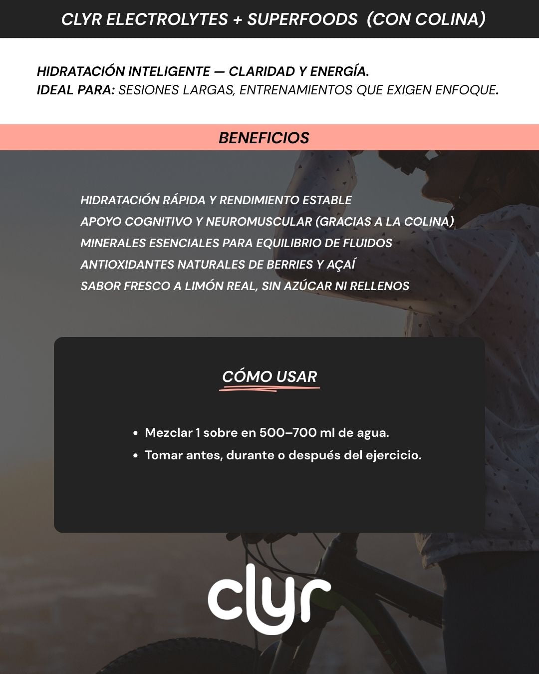 CLYR Electrolytes + Superfoods