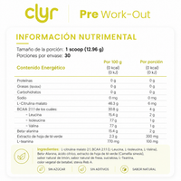 CLYR Pre-Workout ZERO 2